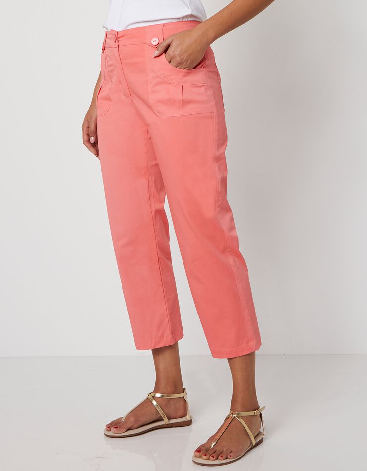 Pantacourt droit stretch (mandarine) Pantacourt droit stretch (mandarine)