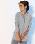Veste polaire zippée manches longues (gris perle)