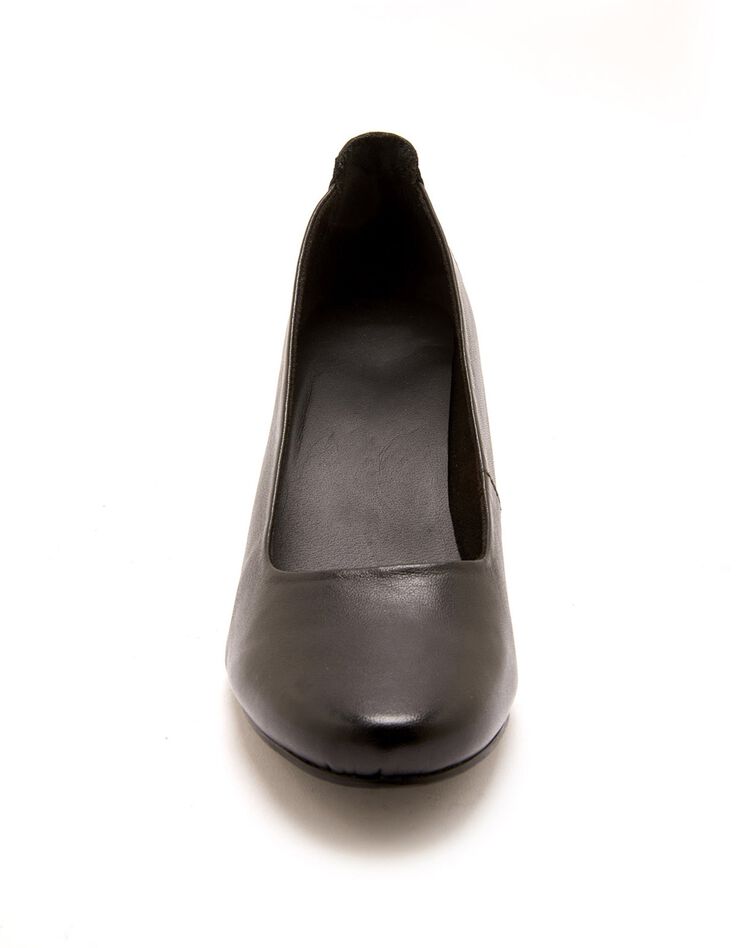 Escarpins grande largeur en cuir - noir (noir) Escarpins grande largeur en cuir - noir (noir)