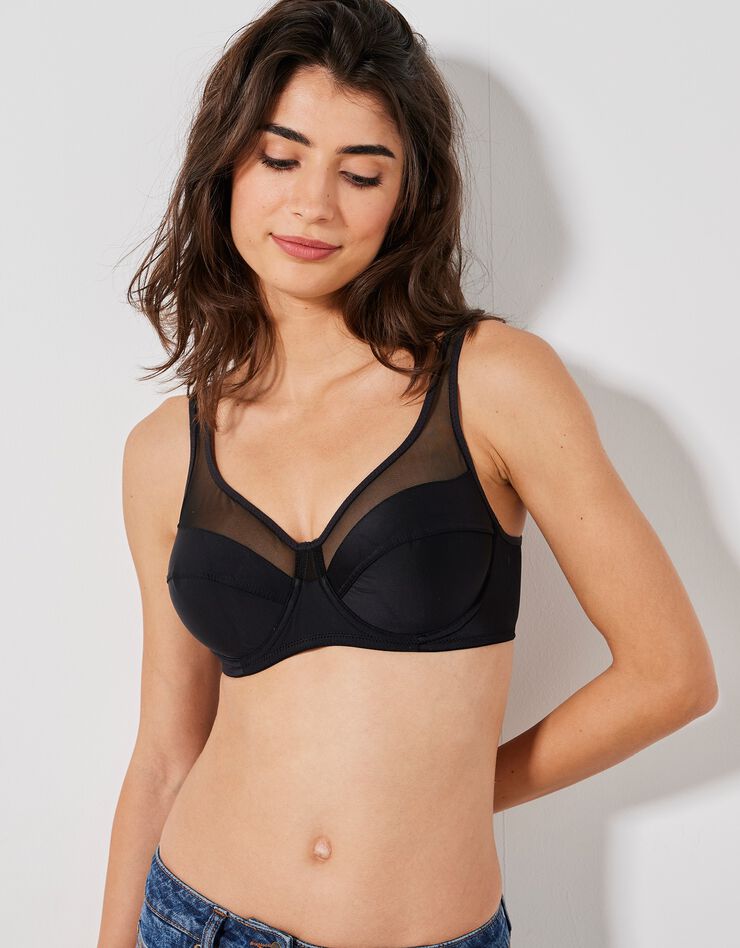 Soutien-gorge Generous uni - avec armatures (noir) Soutien-gorge Generous uni - avec armatures (noir)