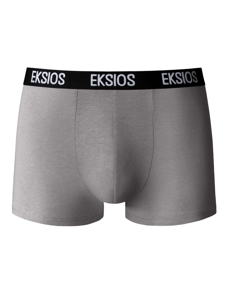 Boxer fermé fantaisie - lot de 4 (turquoise / gris) Boxer fermé fantaisie - lot de 4 (turquoise / gris)