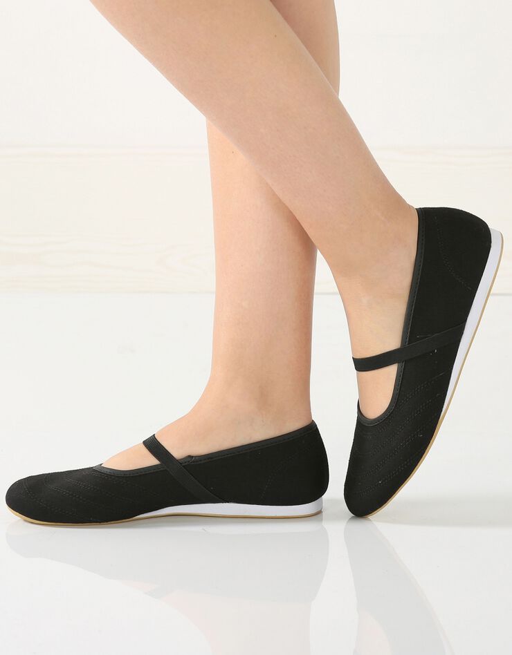 Ballerines élastiquées (noir) Ballerines élastiquées (noir)