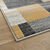 Tapis d&eacute;coratif motif patchwork (gris)