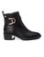 Boots à talons boucle fantaisie (noir)