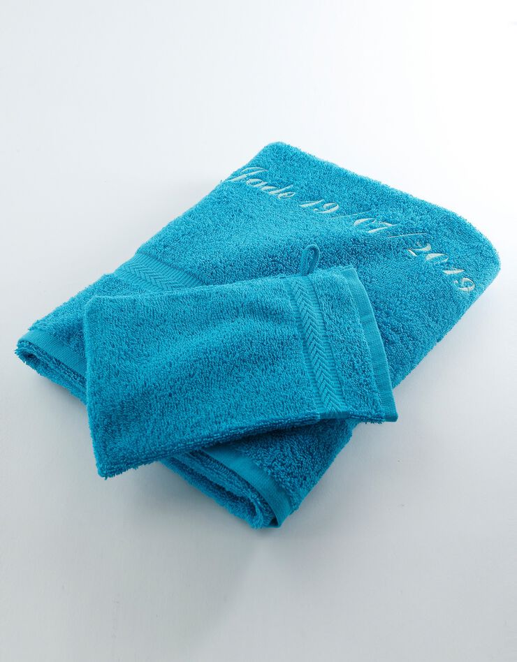 Serviette éponge personnalisable confort moelleux (turquoise) Serviette éponge personnalisable confort moelleux (turquoise)