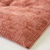 Long coussin de canapé tissage chenille (rose blush)
