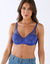 Soutien-gorge forme embo&icirc;tante dentelle et tulle Salom&eacute; &ndash; avec armatures (bleu)