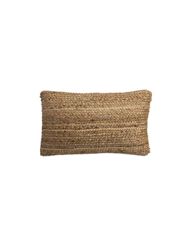 Coussin rectangulaire jute naturel (naturel)