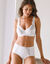 Culotte haute effet ventre plat Calenca (ivoire)