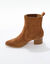 Boots western, cuir (miel)