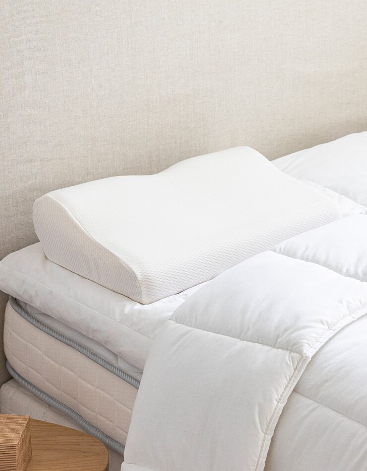 Oreiller multiposition ergonomique Cervilux (blanc)