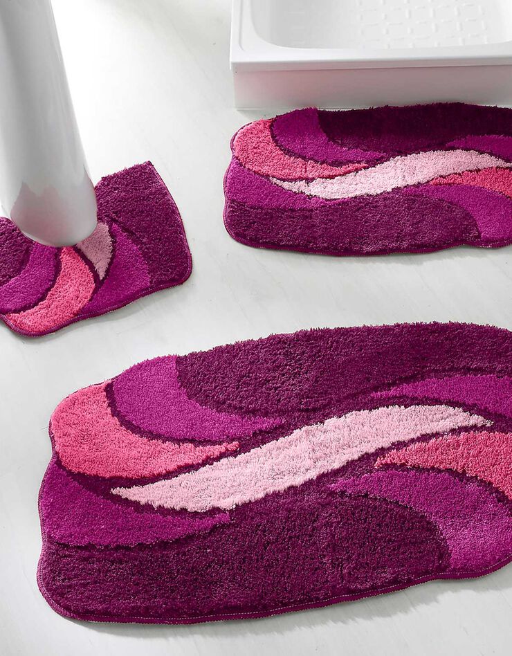 Tapis de bain pétales (violine)