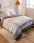 Couette microfibre imprimée Pastel 400g/m2 (rose)