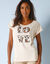 T-shirt loose imprimé "LOVE" (écru)