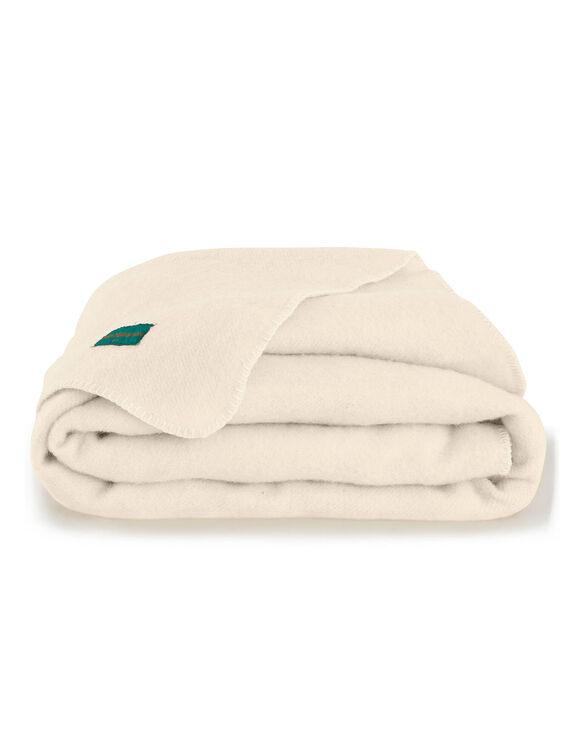 Couverture pure laine fabrication française 400 g/m² (naturel)