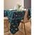 Nappe imprimée feuillage doré (vert / doré)