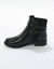 Boots zipp&eacute;es avec bride fantaisie (noir)