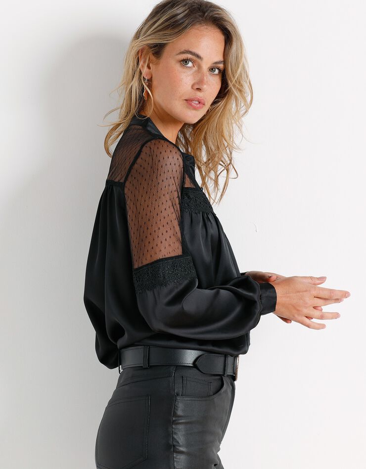 Chemise boutonnée (noir) Chemise boutonnée (noir)
