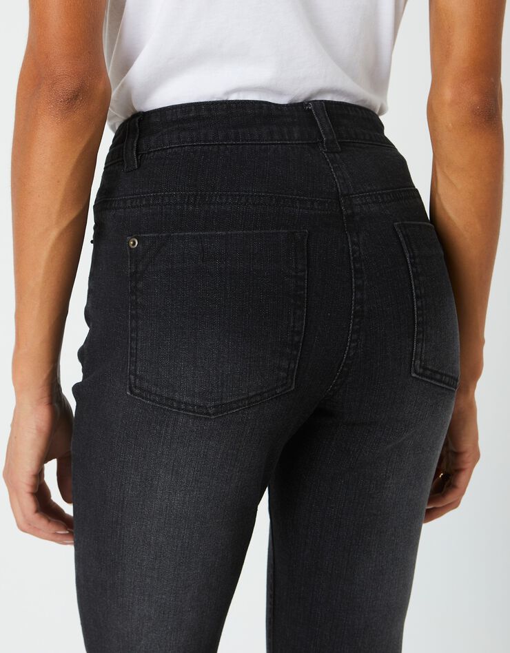 Jean bootcut coupe stretch, spécial petites (noir) Jean bootcut coupe stretch, spécial petites (noir)