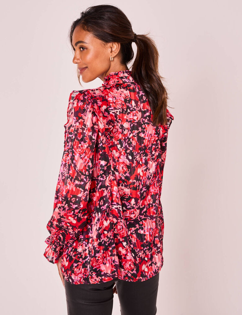 Chemisier Imprimé Free People Seasons In The Sun - Rouge, Taille S - Neuf Avec Étiquette