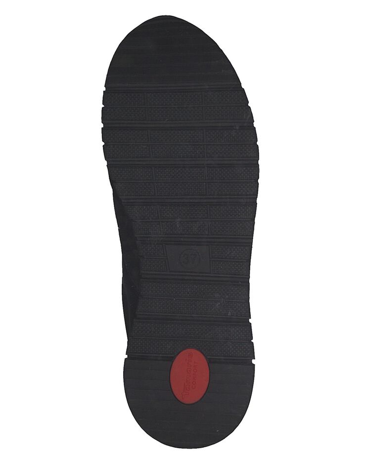 Sneakers dessus cuir - largeur confort pieds sensibles (noir) Sneakers dessus cuir - largeur confort pieds sensibles (noir)