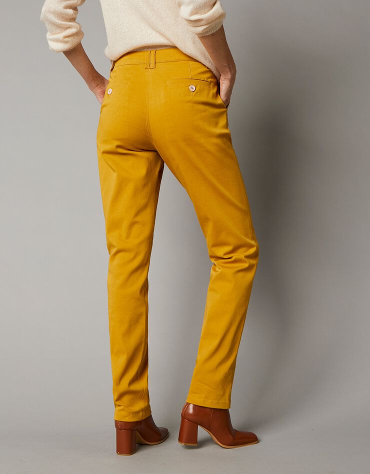 Pantalon chino stretch (safran) Pantalon chino stretch (safran)