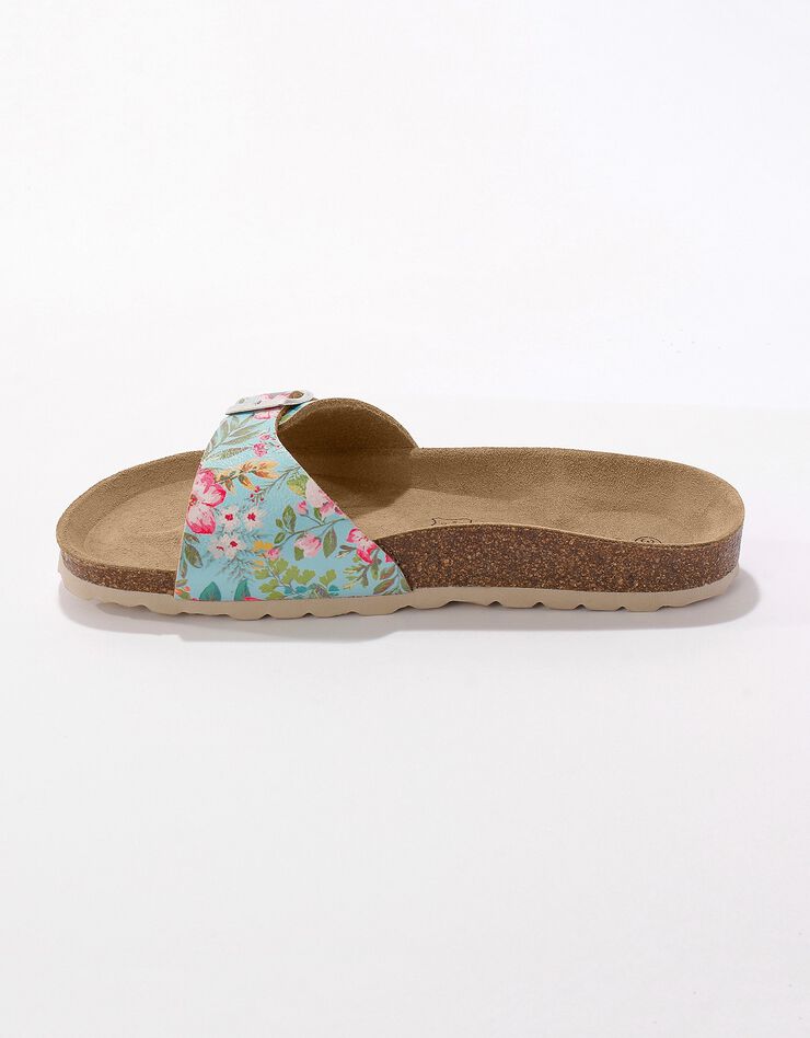 Mules plates à boucle réglable - turquoise (turquoise)
