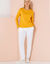 T-shirt uni manches longues (miel)