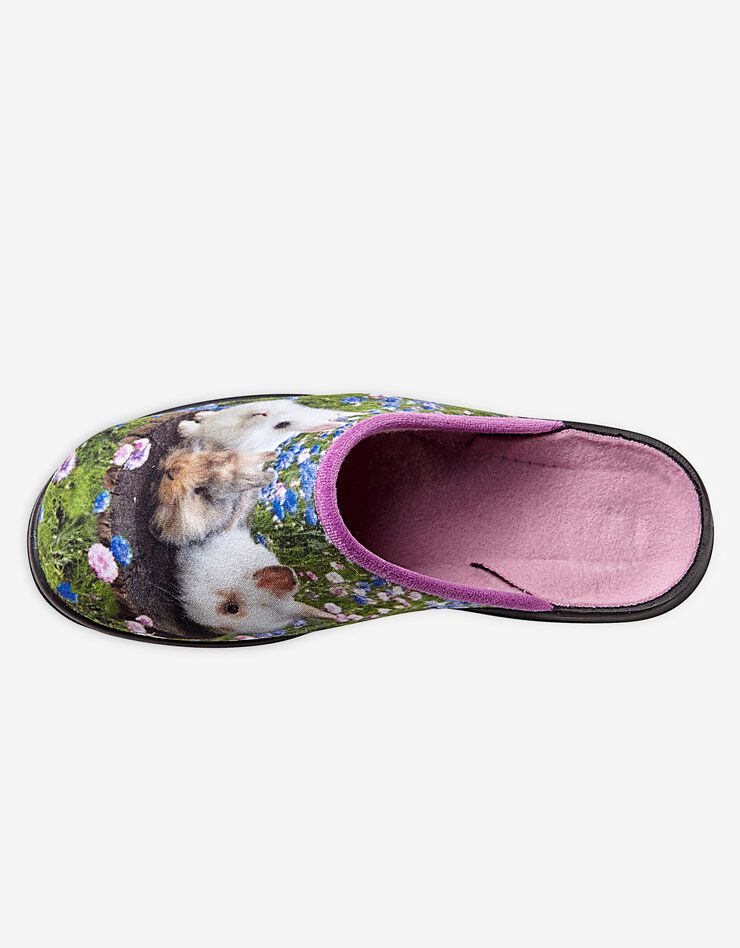 Mules impression photo "chien" (lapin) Mules impression photo "chien" (lapin)