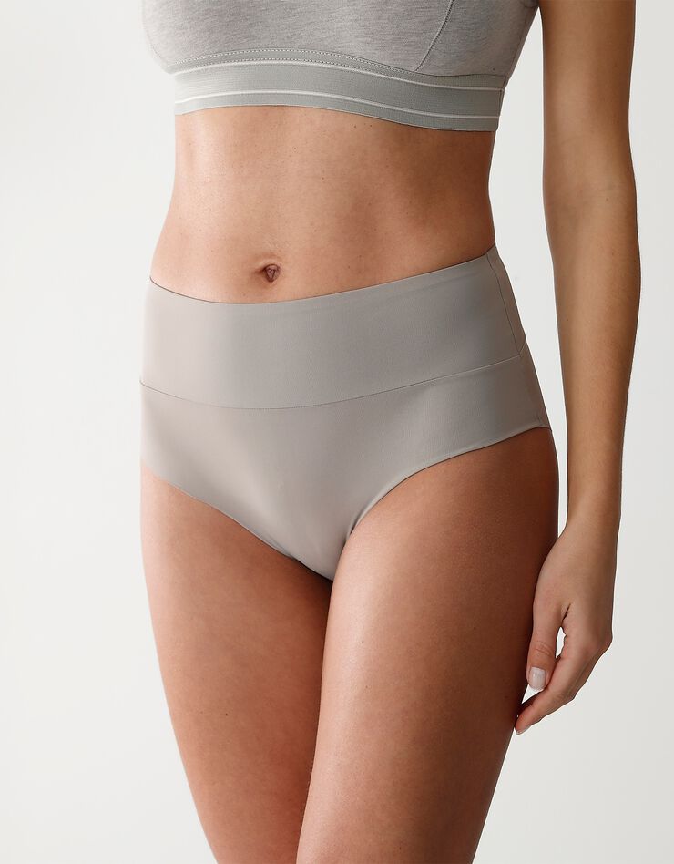 Culotte taille haute grand confort invisible - Lot de 2 (taupe) Culotte taille haute grand confort invisible - Lot de 2 (taupe)