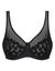 Soutien-gorge broderie fleurs "generous essentiel" -  avec armatures (noir)