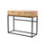 Console WICKOOD 2 tiroirs - bois, métal et cannage (naturel)