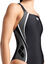 Maillot de bain 1 pièce Graphic (noir / blanc)