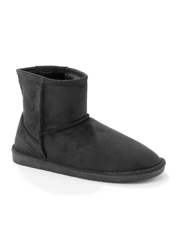 Bottes fourrées plates - noir (noir) Bottes fourrées plates - noir (noir)