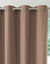 Rideau occultant bachette uni (taupe)