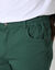 Bermuda 5 poches stretch ceinture élastiquée côtés (vert sapin)