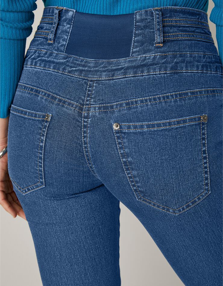 Jean coupe boocut taille haute - entrej. 75 cm (stone) Jean coupe boocut taille haute - entrej. 75 cm (stone)