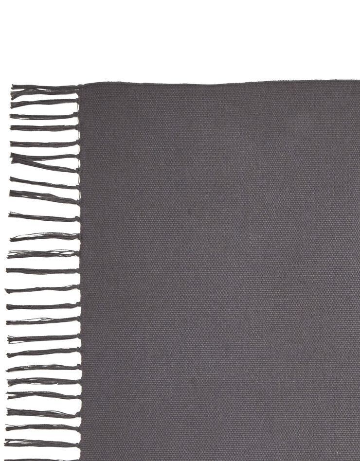 Tapis à franges (gris)