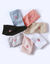 Chaussettes imprimées "rose" - lot de 7 paires (bleu + beige + rose)