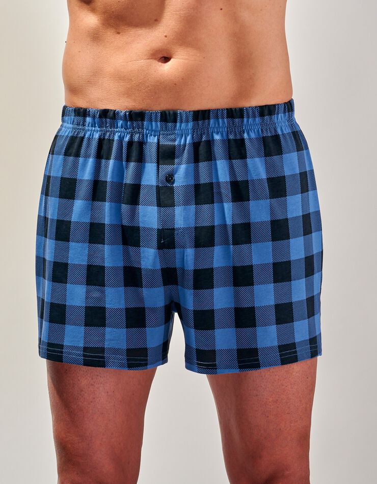 Jack & Jones Jacjames Lot 3 Boxers Homme - Coton Confortable Élastique Daily Wear