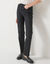 Jean noir coupe droite taille haute avec strass (noir)
