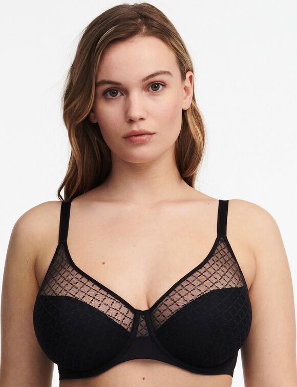 Soutien-gorge moulé emboîtant Norah Chic, avec armatures (noir)