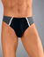 Slip fermé taille basse - lot de 8 assortis (noir / gris)