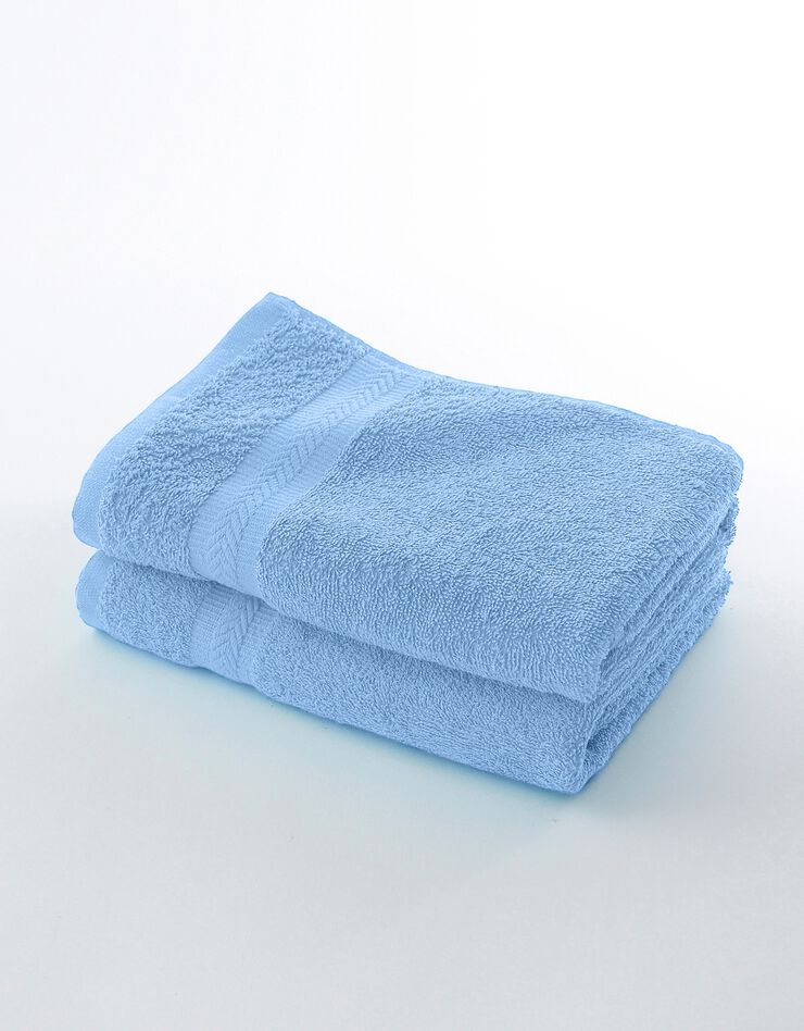 Eponge unie 420 g/m2 confort moelleux (bleuet)