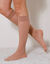 Mi-bas effet résille - lot de 2 paires (beige)