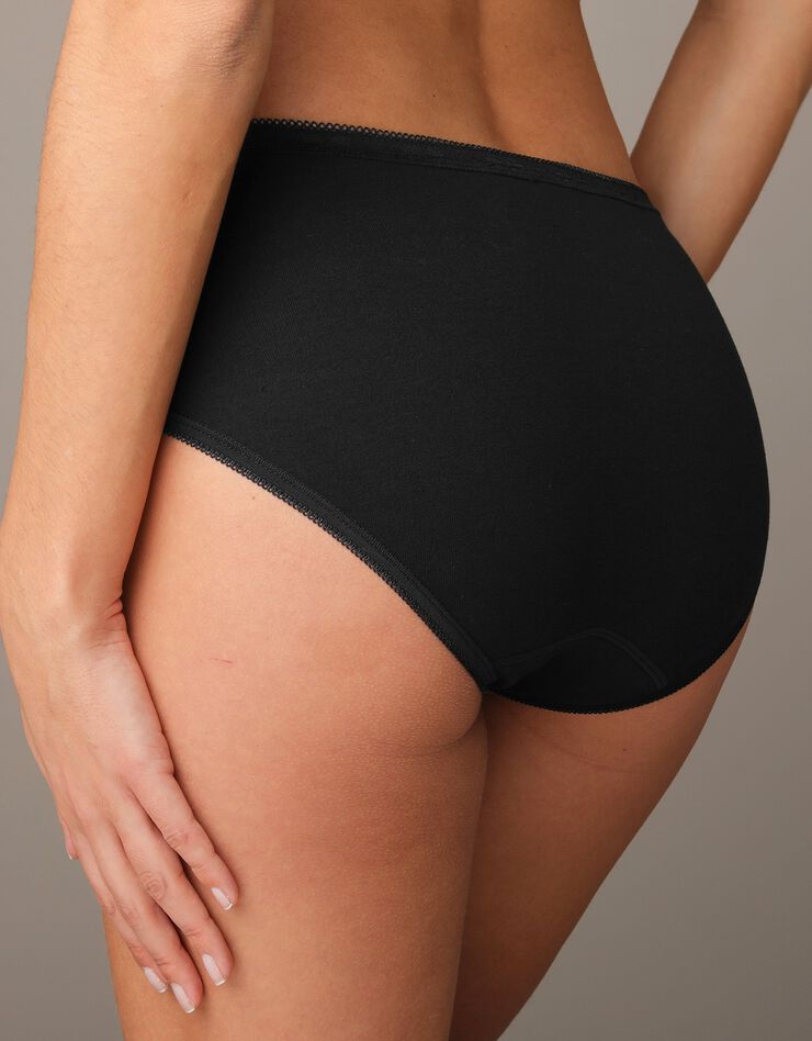 Culotte maxi dentelle - lot de 3 (noir) Culotte maxi dentelle - lot de 3 (noir)