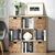 Meuble de rangement 9 cases ORIGAME (naturel)