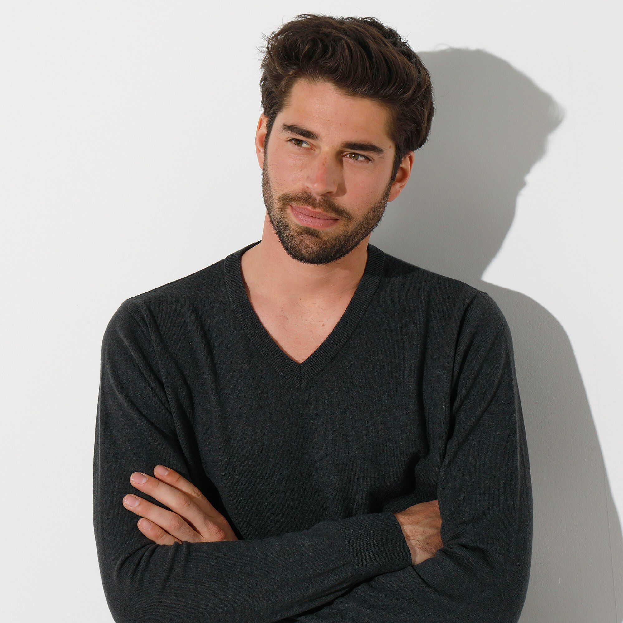 Pull Homme Pretty Green - Laine 100%, Col V, Taille S - Occasion Très Bon état