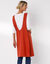 Tablier de cuisine japonais coton uni personnalisable (terracotta)