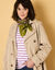 Trench déperlant ceinture amovible (beige)
